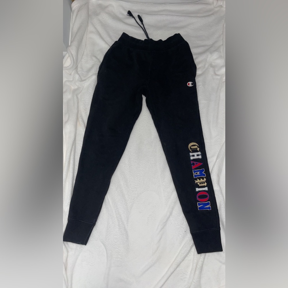Cotton black champion, jogging pants